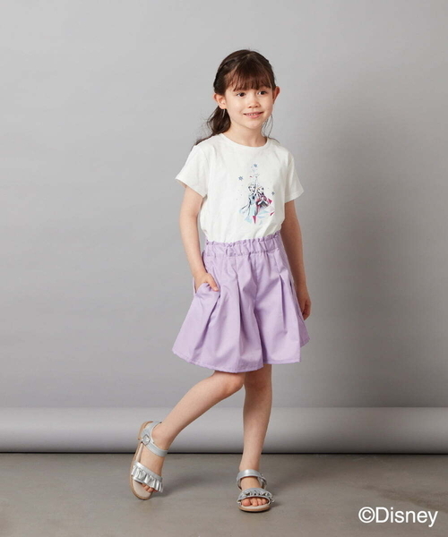 a.v.v（アーヴェヴェ）の「[100-140]バックリボンＴシャツ（Tシャツ/カットソー・キッズ・ホワイト/ライラック・130/140/100/110/120）」の11枚目の写真