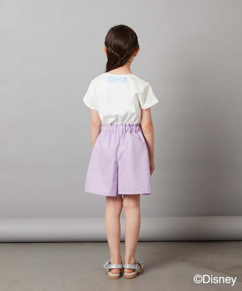 a.v.v（アーヴェヴェ）の「[100-140]バックリボンＴシャツ（Tシャツ/カットソー・キッズ・ホワイト/ライラック・130/140/100/110/120）」の14枚目の写真