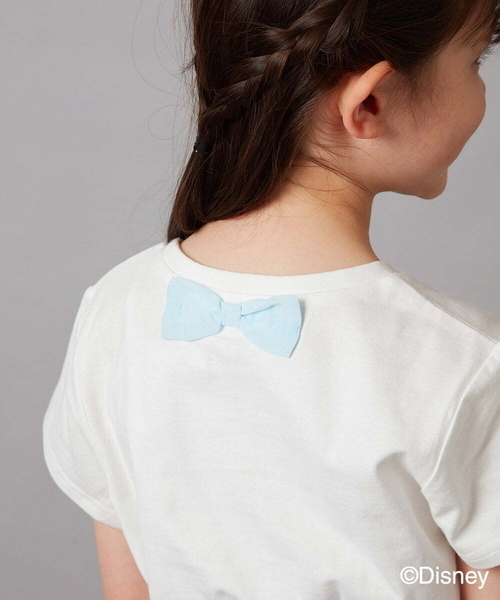 a.v.v（アーヴェヴェ）の「[100-140]バックリボンＴシャツ（Tシャツ/カットソー・キッズ・ホワイト/ライラック・130/140/100/110/120）」の15枚目の写真