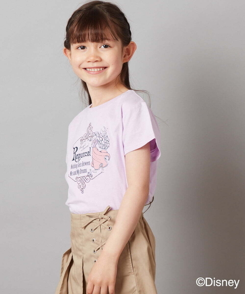 a.v.v（アーヴェヴェ）の「[100-140]バックリボンＴシャツ（Tシャツ/カットソー・キッズ・ホワイト/ライラック・130/140/100/110/120）」の17枚目の写真