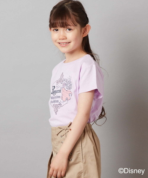 a.v.v（アーヴェヴェ）の「[100-140]バックリボンＴシャツ（Tシャツ/カットソー・キッズ・ホワイト/ライラック・130/140/100/110/120）」の18枚目の写真