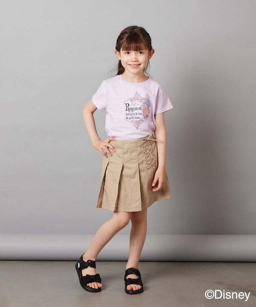 a.v.v（アーヴェヴェ）の「[100-140]バックリボンＴシャツ（Tシャツ/カットソー・キッズ・ホワイト/ライラック・130/140/100/110/120）」の22枚目の写真