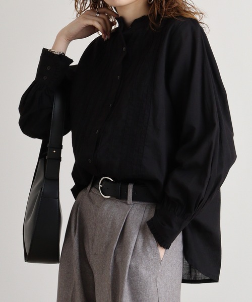 【セール】atONE ピンタックブラウス（シャツ/ブラウス）｜atONE（アットワン）