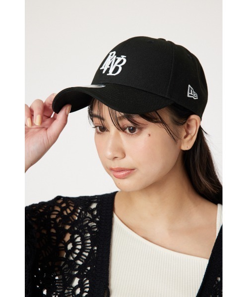 RODEO CROWNS WIDE BOWL（ロデオクラウンズワイドボウル）の「NEW ERA 9FORTY RWB CAP（キャップ・レディース・ブラック/ホワイト/ブラウン・FREE）」の2枚目の写真