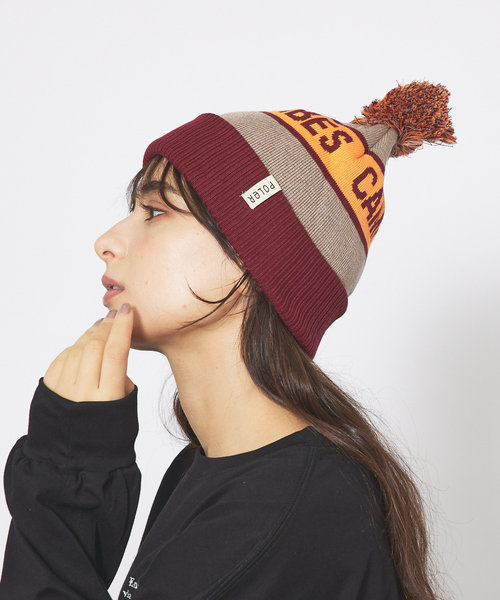 POLeR(ポーラー)の「【POLeR/ポーラー】bonbon BEANIE/ボンボンニットキャップビーニー(ニットキャップ/ビーニー・メンズ・ブラック系その他/オレンジ系その他/レッド系その他2/ブラック系その他2/ブルー系その他/レッド系その他・フリー)」の5枚目の写真