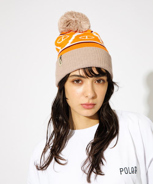 POLeR(ポーラー)の「【POLeR/ポーラー】bonbon BEANIE/ボンボンニットキャップビーニー(ニットキャップ/ビーニー・メンズ・ブラック系その他/オレンジ系その他/レッド系その他2/ブラック系その他2/ブルー系その他/レッド系その他・フリー)」の10枚目の写真