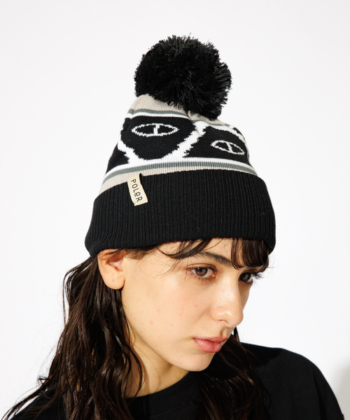 POLeR(ポーラー)の「【POLeR/ポーラー】bonbon BEANIE/ボンボンニットキャップビーニー(ニットキャップ/ビーニー・メンズ・ブラック系その他/オレンジ系その他/レッド系その他2/ブラック系その他2/ブルー系その他/レッド系その他・フリー)」の14枚目の写真