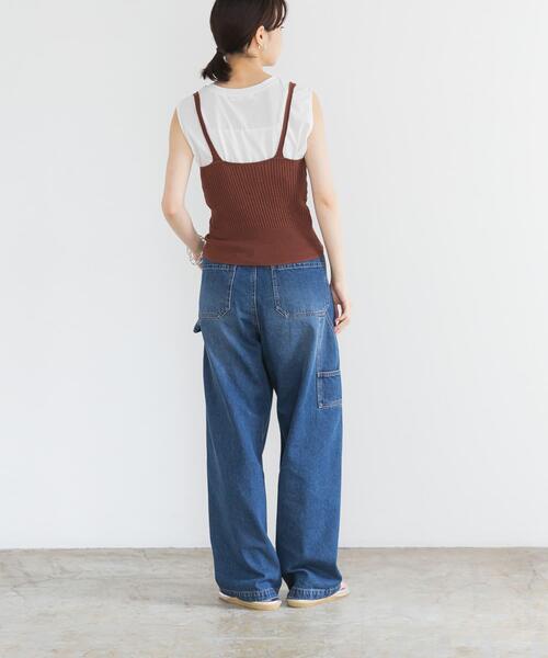 Stjerneborg ニットキャミソール KOBE LETTUCE キャミソール ニットキャミソール レイヤード