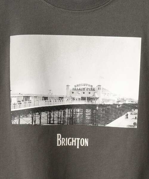 Dessin（デッサン）の「◆【リンクコーデ】フォトプリントTシャツ（Tシャツ/カットソー・キッズ・チャコールグレー/ホワイト・10/14/13/12/11）」の3枚目の写真