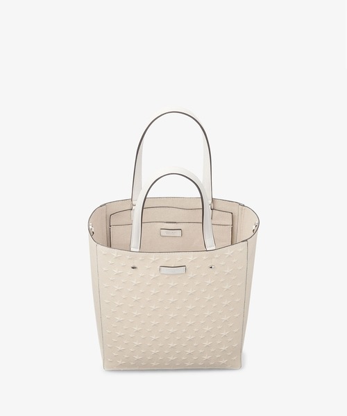 JIMMY CHOO(ジミーチュウ)の「LENNY N/S S-M(トートバッグ・メンズ・アイボリー/ブルー/カーキ・ONE SIZE)」の8枚目の写真