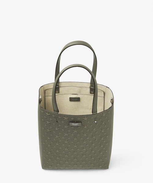 JIMMY CHOO(ジミーチュウ)の「LENNY N/S S-M(トートバッグ・メンズ・アイボリー/ブルー/カーキ・ONE SIZE)」の5枚目の写真