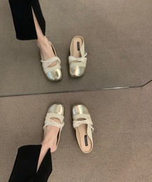 MAISON DE THERESE（メゾン ド テレーズ）の「フランス式平底半スリッパ（サンダル）」