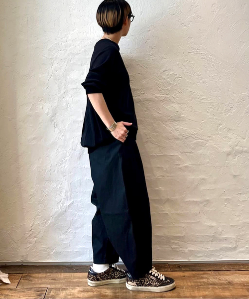 JOURNAL STANDARD LUXE(ジャーナルスタンダード ラックス)の「ドライテリー スウェット(スウェット・レディース・ブラック/チャコールグレー・FREE)」の4枚目の写真