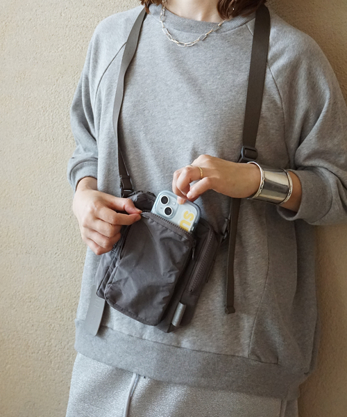 JOURNAL STANDARD LUXE(ジャーナルスタンダード ラックス)の「ドライテリー スウェット(スウェット・レディース・ブラック/チャコールグレー・FREE)」の7枚目の写真