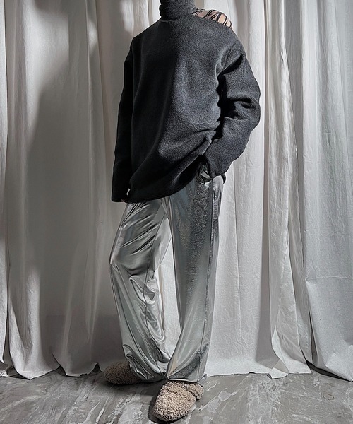 PROVOKE (プロヴォーク)の「SHINY EASY PANTS(その他パンツ・レディース・シルバー・FREE)」の2枚目の写真