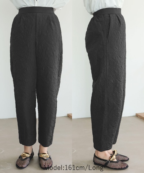 DONOBAN（ドノバン）の「フラワーキルティングパンツ（その他パンツ・レディース・ホワイト/ブラック・SHORT/LONG）」の11枚目の写真