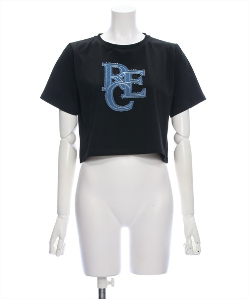 clear（クリア）の「デニムロゴＴシャツ [着回し力抜群 大人 カジュアル]≪再入荷≫（Tシャツ/カットソー・レディース・カーキ/オフホワイト/ブラック・F）」の22枚目の写真