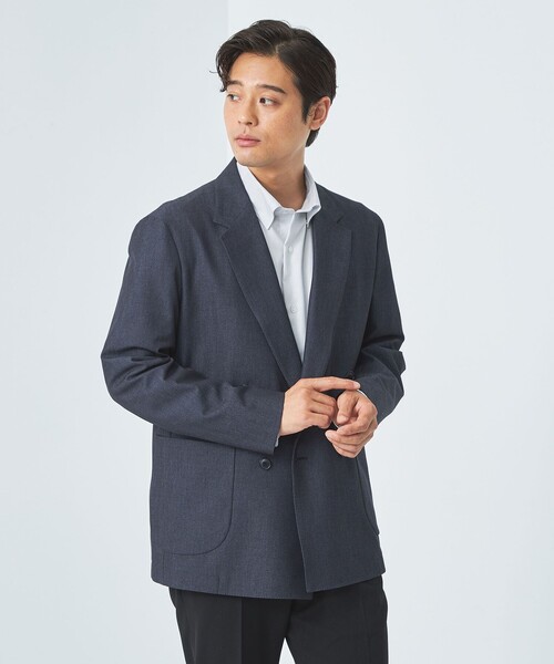green label relaxing(グリーンレーベルリラクシング)の「エブリット コットンオックス ムジ スナップ ボタンダウン ドレスシャツ -イージーアイロン-(シャツ/ブラウス・メンズ・ライトグレー/ベージュ/コバルトブルー・L/S/M/XL)」の9枚目の写真