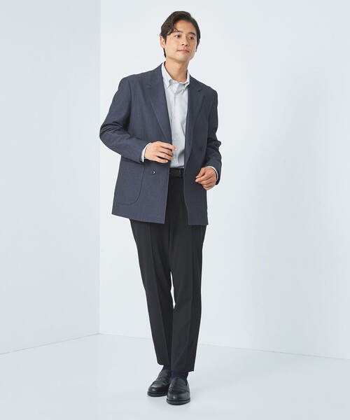 green label relaxing(グリーンレーベルリラクシング)の「エブリット コットンオックス ムジ スナップ ボタンダウン ドレスシャツ -イージーアイロン-(シャツ/ブラウス・メンズ・ライトグレー/ベージュ/コバルトブルー・L/S/M/XL)」の10枚目の写真