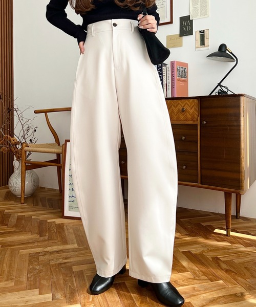 新品・タグつき　BEAMS / ジョーゼット ジョガー パンツ ストレッチスリットジョガーパンツ パンツ ジョガー[品番