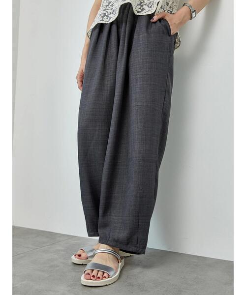 Samansa Mos2 blue（サマンサモスモスブルー）の「リネンライク