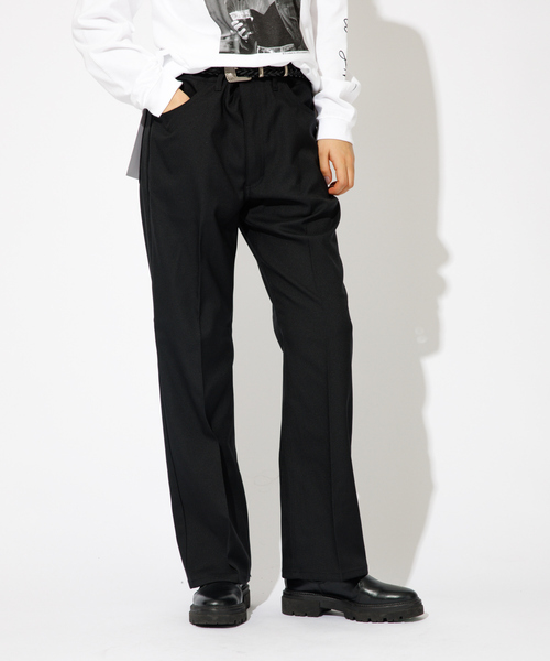 90s Wrangler WRANCHER 黒 フレア ドレス スラックスパンツ Wrangler / ラングラー】WRANCHER DRESS/ランチャー フレアー