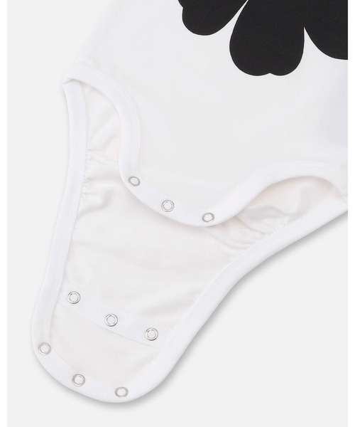 marimekko（マリメッコ）の「Unikko / Kids  placement  jersey　rompers（ロンパース・キッズ・ホワイト・62/68/74/80）」の4枚目の写真
