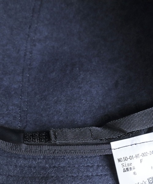 PAR ICI（パーリッシィ）の「フェルト刺繍ハット（ハット・レディース・ネイビー・FREE）」の11枚目の写真