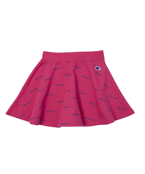 X-girl Stages（エックスガールステージス）の「Champion/SWEAT SKIRT(4T～7T)（スカート・キッズ・アッシュ/ピンク/ネイビー・4T/5T/6T/7T）」の4枚目の写真