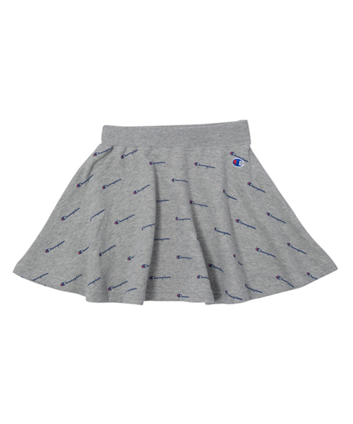 X-girl Stages（エックスガールステージス）の「Champion/SWEAT SKIRT(4T～7T)（スカート・キッズ・アッシュ/ピンク/ネイビー・4T/5T/6T/7T）」の6枚目の写真