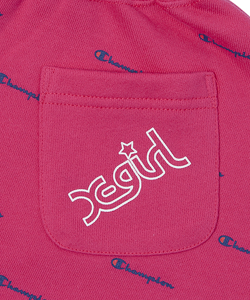 X-girl Stages（エックスガールステージス）の「Champion/SWEAT SKIRT(4T～7T)（スカート・キッズ・アッシュ/ピンク/ネイビー・4T/5T/6T/7T）」の11枚目の写真