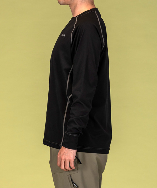phenix OUTDOOR(フェニックスアウトドア)クルーネック長袖Tシャツ/メンズTシャツ/速乾/ストレッチ/快適/抗菌/防臭/ティーシャツ/インナー（Tシャツ/カットソー）｜phenix outdoor（フェニックスアウトドア）