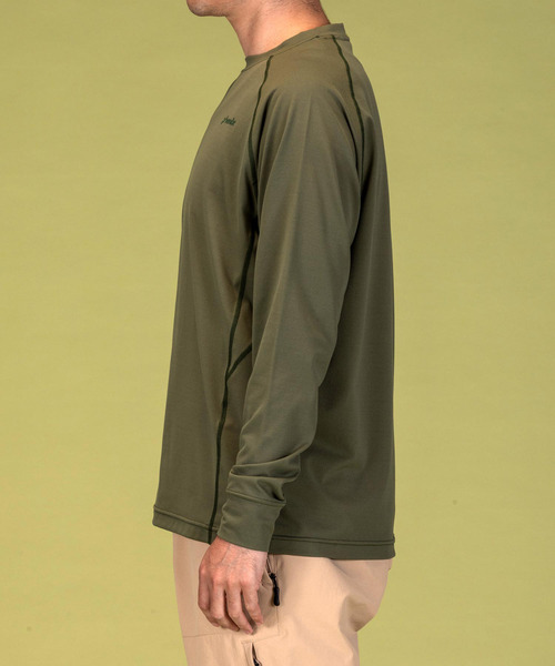 phenix OUTDOOR(フェニックスアウトドア)クルーネック長袖Tシャツ/メンズTシャツ/速乾/ストレッチ/快適/抗菌/防臭/ティーシャツ/インナー（Tシャツ/カットソー）｜phenix outdoor（フェニックスアウトドア）
