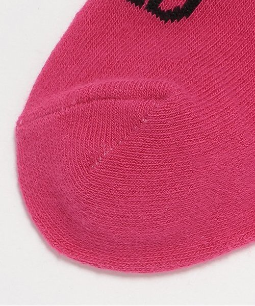 X-girl Stages（エックスガールステージス）の「カラフルロゴソックス（ソックス/靴下・キッズ・ホワイト/ピンク/ブラック・13-15cm/15-17cm/17-19cm/19-21cm）」の6枚目の写真