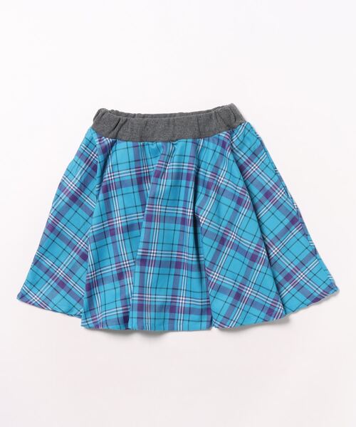maarook（マルーク）の「タータンチェックサーキュラースカート（スカート・キッズ・ブルー・140cm/150cm）」の9枚目の写真