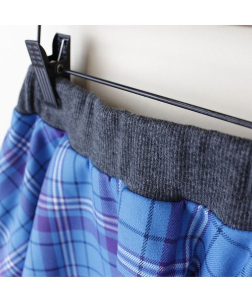 maarook（マルーク）の「タータンチェックサーキュラースカート（スカート・キッズ・ブルー・140cm/150cm）」の6枚目の写真