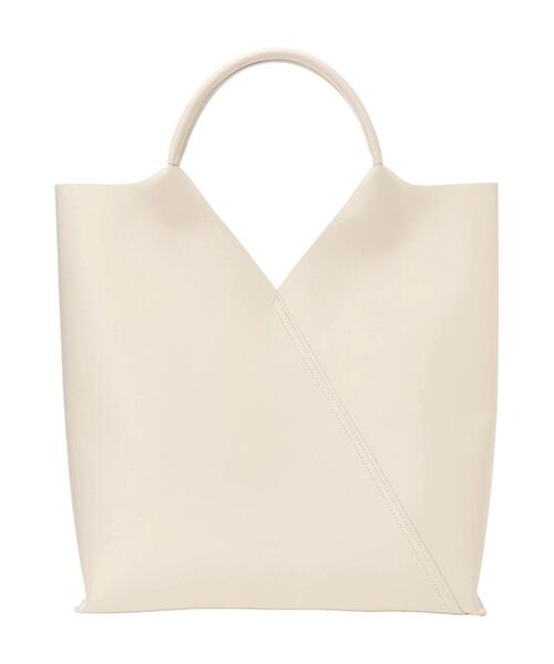 Te chichi（テチチ）の「スクエアトートバッグ（ハンドバッグ・レディース・ブラック/オフホワイト/プラム/グレー・F）」の8枚目の写真