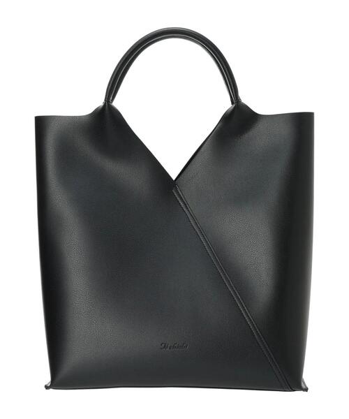 Te chichi（テチチ）の「スクエアトートバッグ（ハンドバッグ・レディース・ブラック/オフホワイト/プラム/グレー・F）」の9枚目の写真