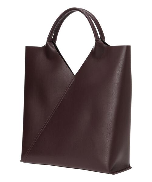 Te chichi（テチチ）の「スクエアトートバッグ（ハンドバッグ・レディース・ブラック/オフホワイト/プラム/グレー・F）」の12枚目の写真