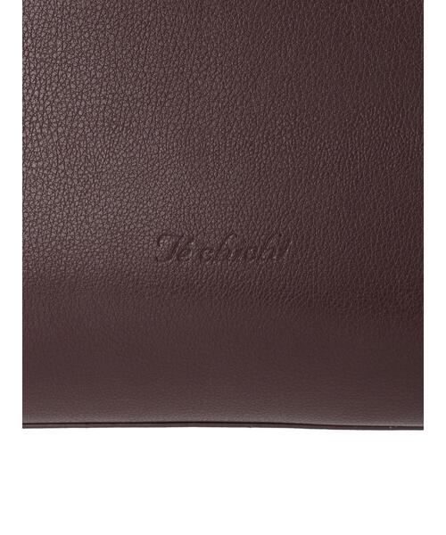 Te chichi（テチチ）の「スクエアトートバッグ（ハンドバッグ・レディース・ブラック/オフホワイト/プラム/グレー・F）」の14枚目の写真