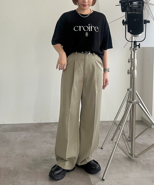 apres jour mignon(アプレジュールミニョン)の「ロゴ刺繍ニット【ZOZOTOWN限定アイテム】(ニット/セーター・レディース・レッド/アイボリー/ブラック・フリー/X-LARGE)」の17枚目の写真