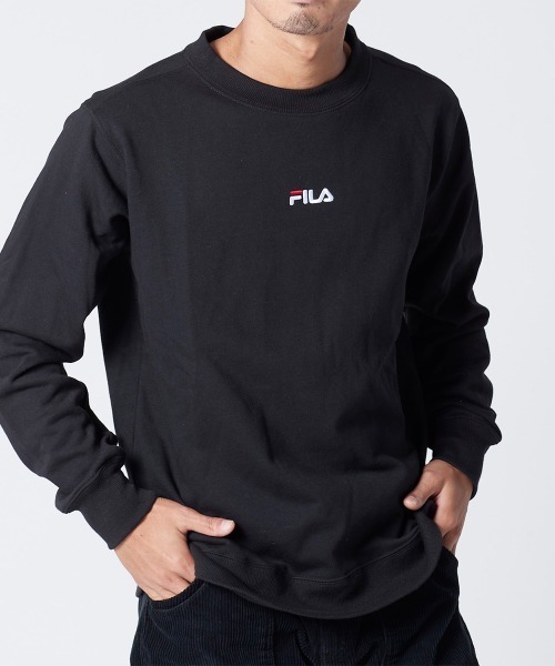 FILA（フィラ）の「スウエットトップス（スウェット・メンズ・ホワイト/ネイビー/ブラック・MEDIUM/LARGE/X-LARGE）」の6枚目の写真