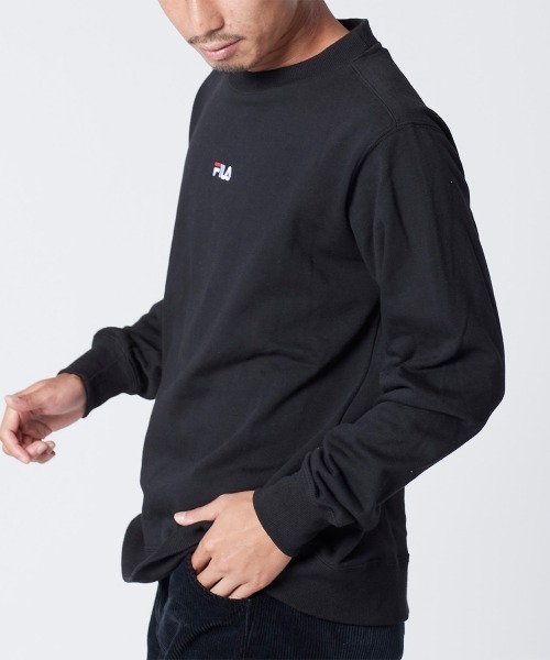 FILA（フィラ）の「スウエットトップス（スウェット・メンズ・ホワイト/ネイビー/ブラック・MEDIUM/LARGE/X-LARGE）」の7枚目の写真
