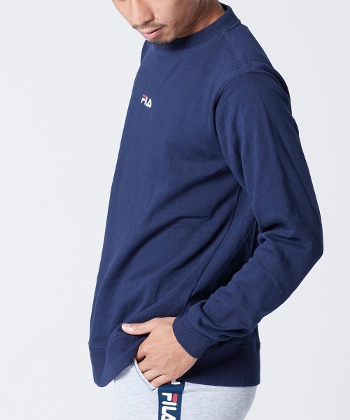 FILA（フィラ）の「スウエットトップス（スウェット・メンズ・ホワイト/ネイビー/ブラック・MEDIUM/LARGE/X-LARGE）」の11枚目の写真