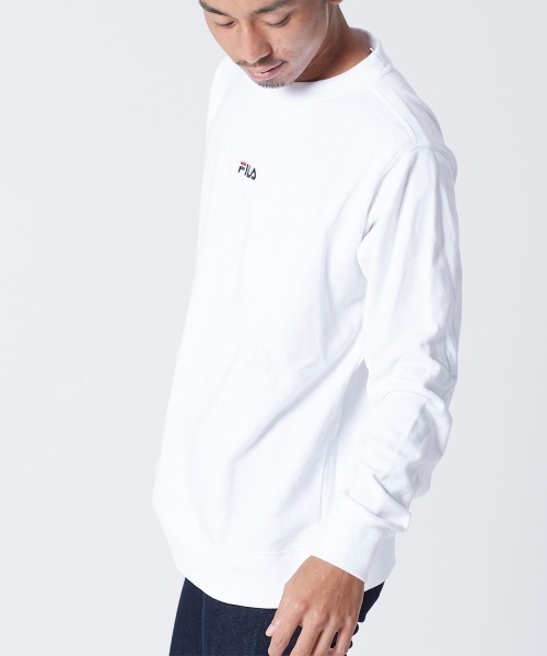 FILA（フィラ）の「スウエットトップス（スウェット・メンズ・ホワイト/ネイビー/ブラック・MEDIUM/LARGE/X-LARGE）」の16枚目の写真