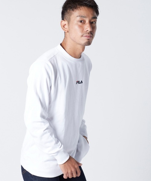FILA（フィラ）の「スウエットトップス（スウェット・メンズ・ホワイト/ネイビー/ブラック・MEDIUM/LARGE/X-LARGE）」の18枚目の写真