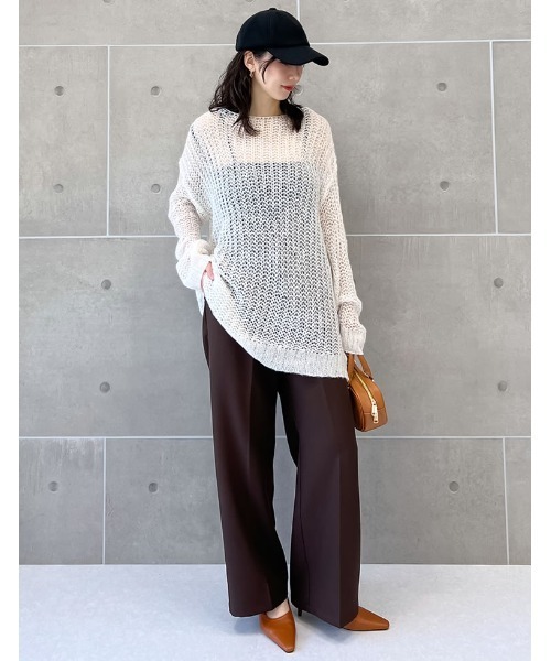 Re:EDIT（リエディ）の「[新色追加]フェルトキャップ（キャップ・レディース・ブラック/グレー/ブラウン・FREE）」の6枚目の写真