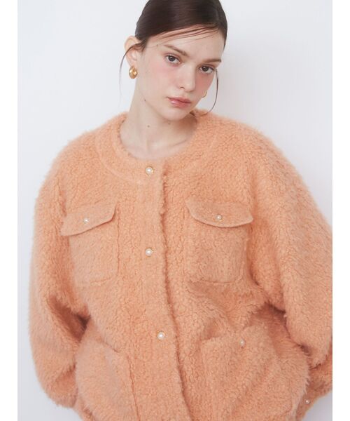 セール】CURLY FAKE FUR BLOUSON/カーリーフェイクファー