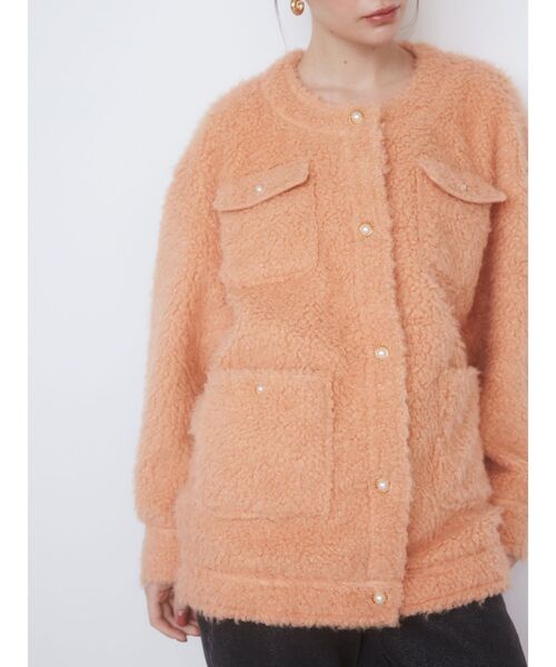 セール】CURLY FAKE FUR BLOUSON/カーリーフェイクファー