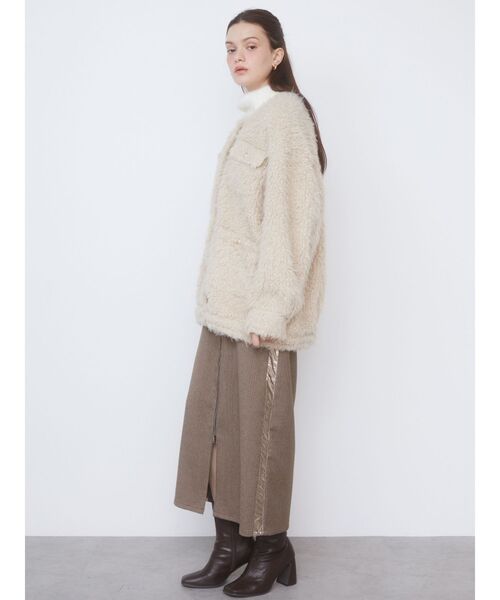 セール】CURLY FAKE FUR BLOUSON/カーリーフェイクファー